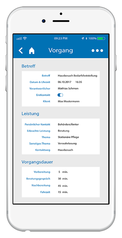 CareCM Dokumentation Vorteile für Pflegeberatung CareCM Dokumentation Vorteile für Pflegeberatung